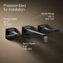 Wall-mount bathroom sink faucet trim, 1.2 gpm^Kohler Sale
