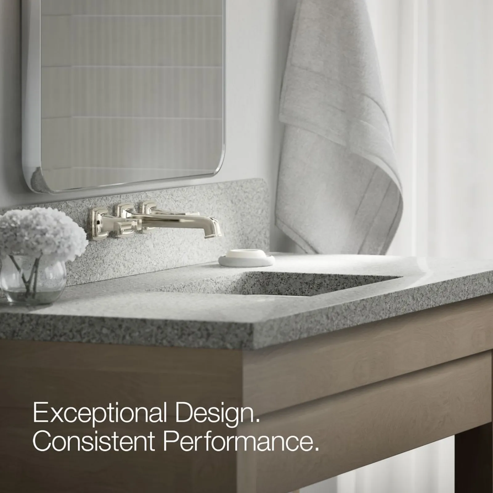 Wall-mount bathroom sink faucet trim, 1.2 gpm^Kohler Sale