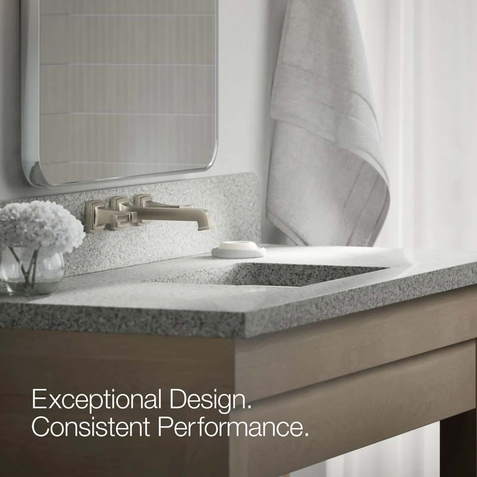 Wall-mount bathroom sink faucet trim, 1.2 gpm^Kohler Sale