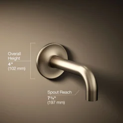 Wall-mount bath spout^Kohler