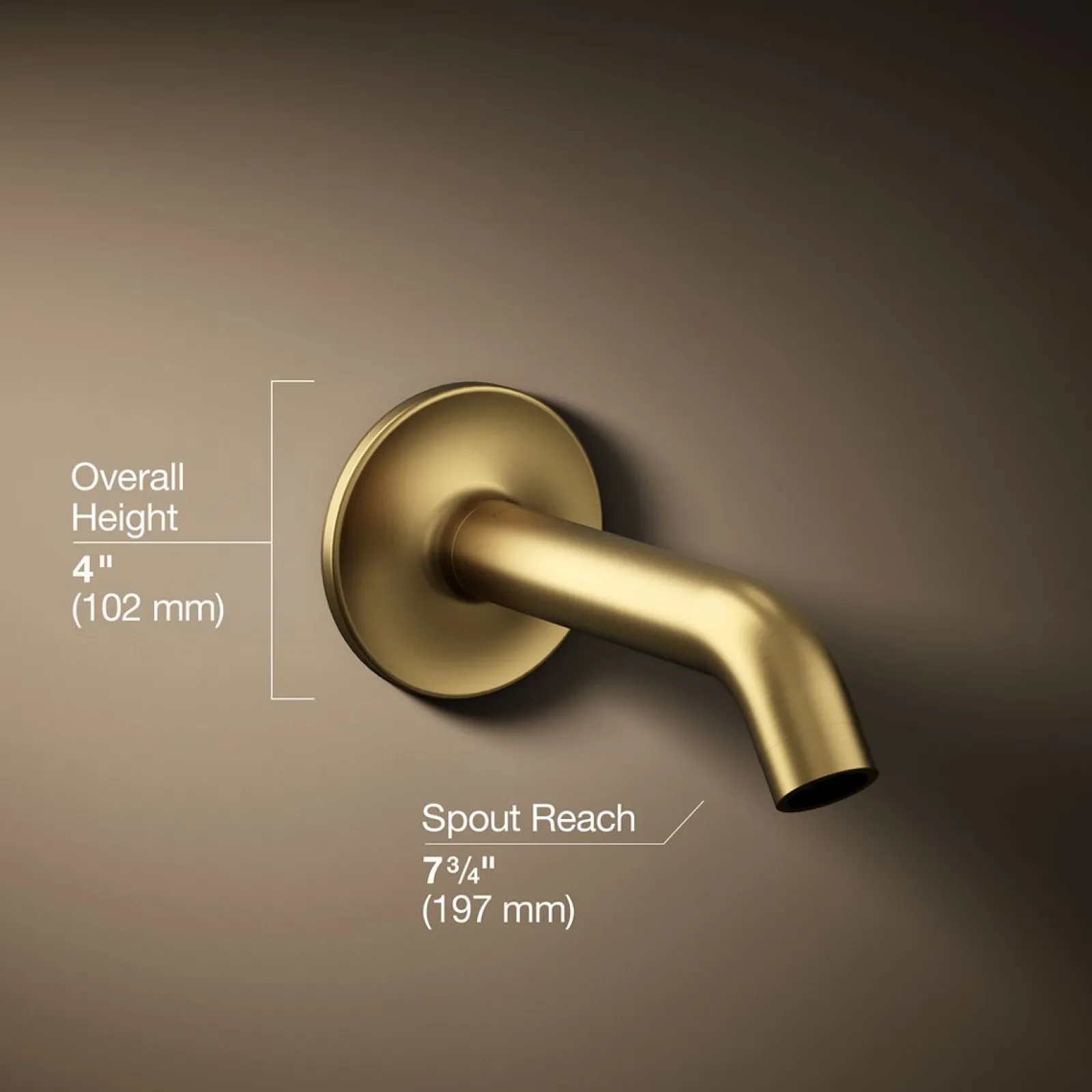 Wall-mount bath spout^Kohler Clearance