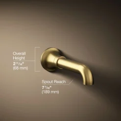 Wall-mount bath spout^Kohler Hot