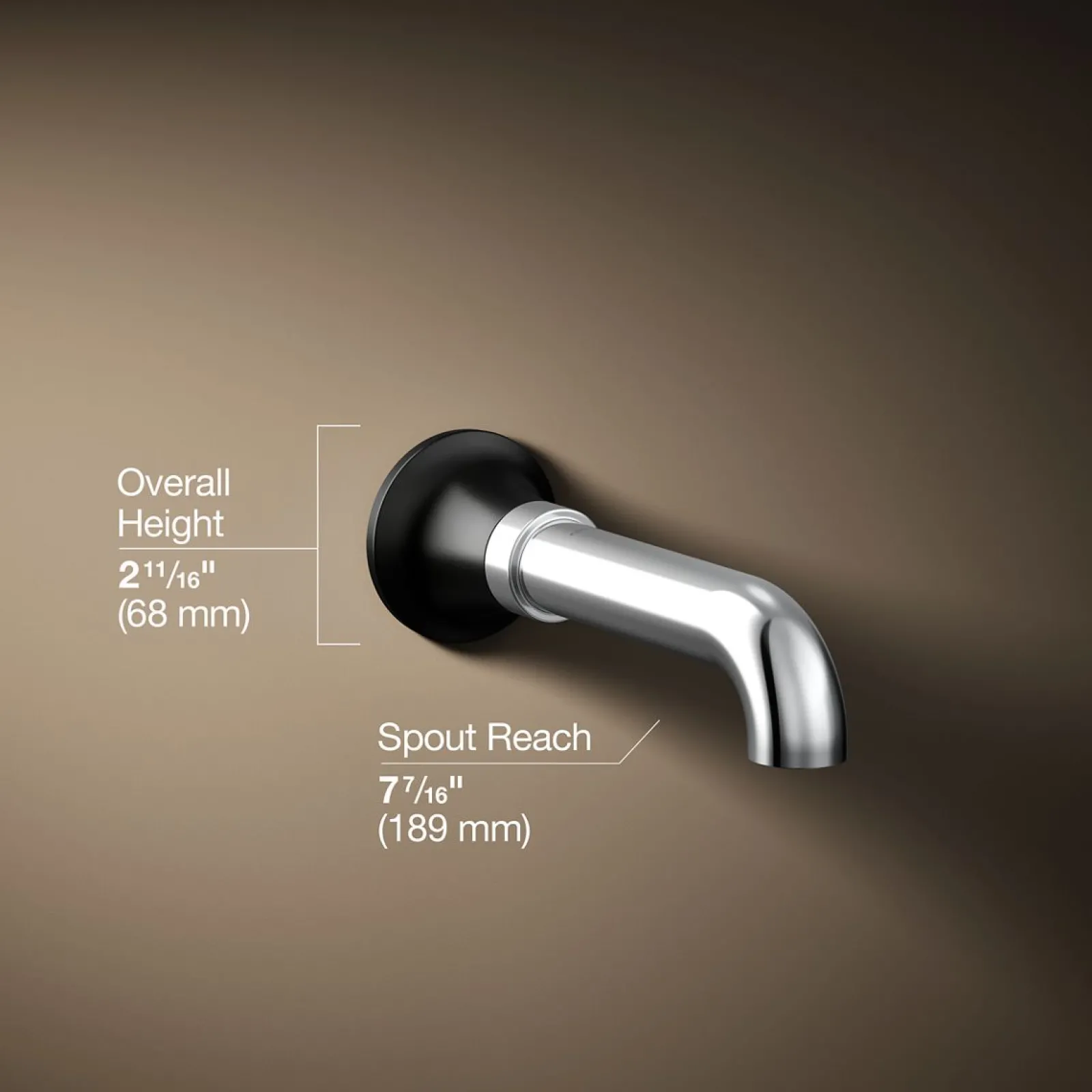 Wall-mount bath spout^Kohler Hot