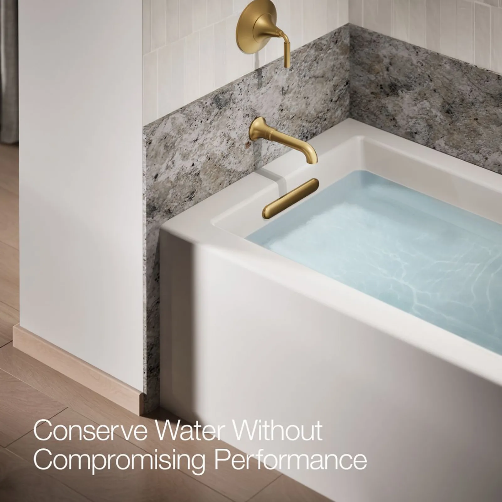 Wall-mount bath spout^Kohler Hot