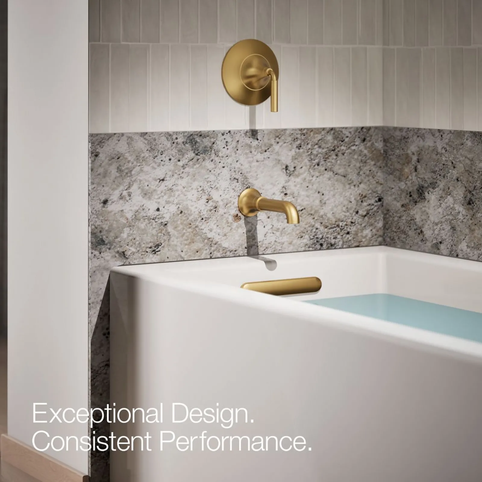Wall-mount bath spout^Kohler Hot