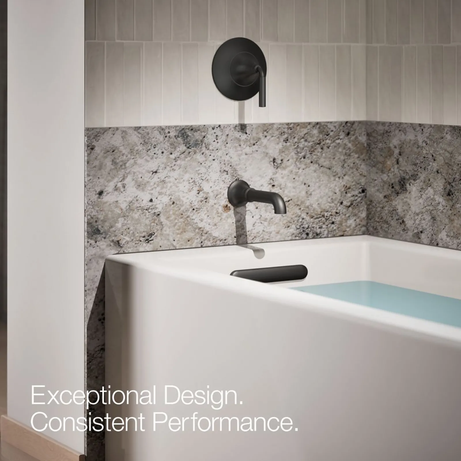 Wall-mount bath spout^Kohler Hot