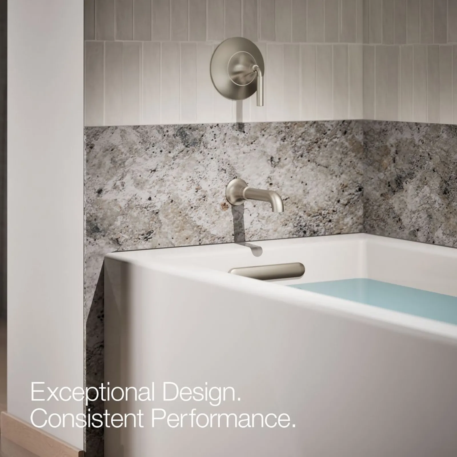 Wall-mount bath spout^Kohler Hot