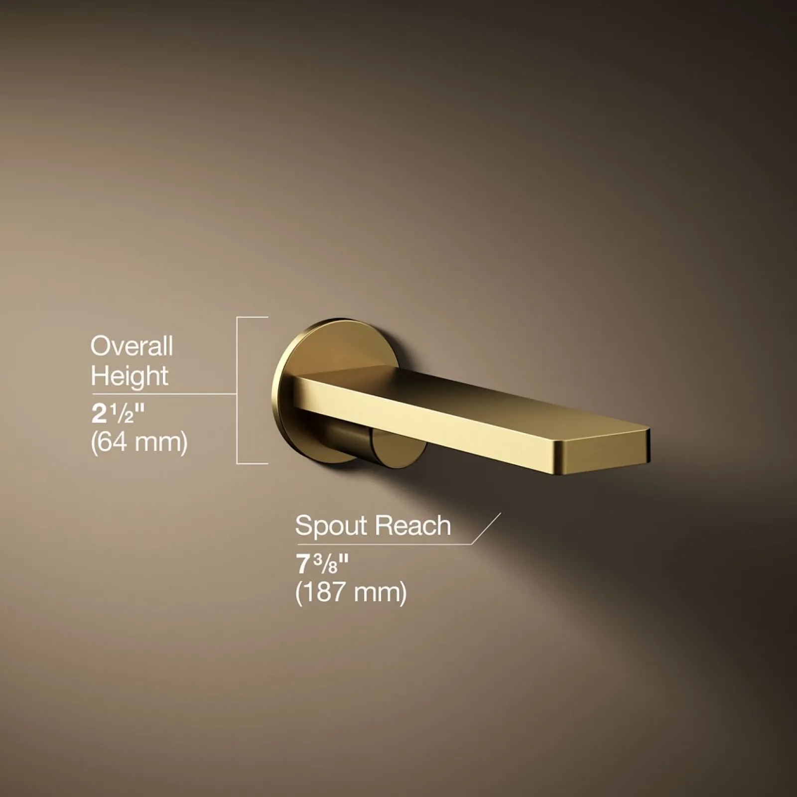 Wall-mount bath spout^Kohler New