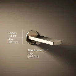 Wall-mount bath spout^Kohler New