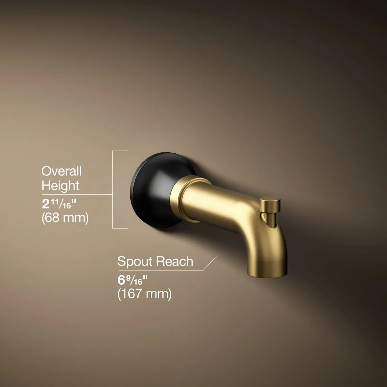 Wall-mount bath spout with diverter^Kohler Sale