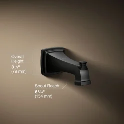 Wall-mount bath spout with diverter^Kohler Best