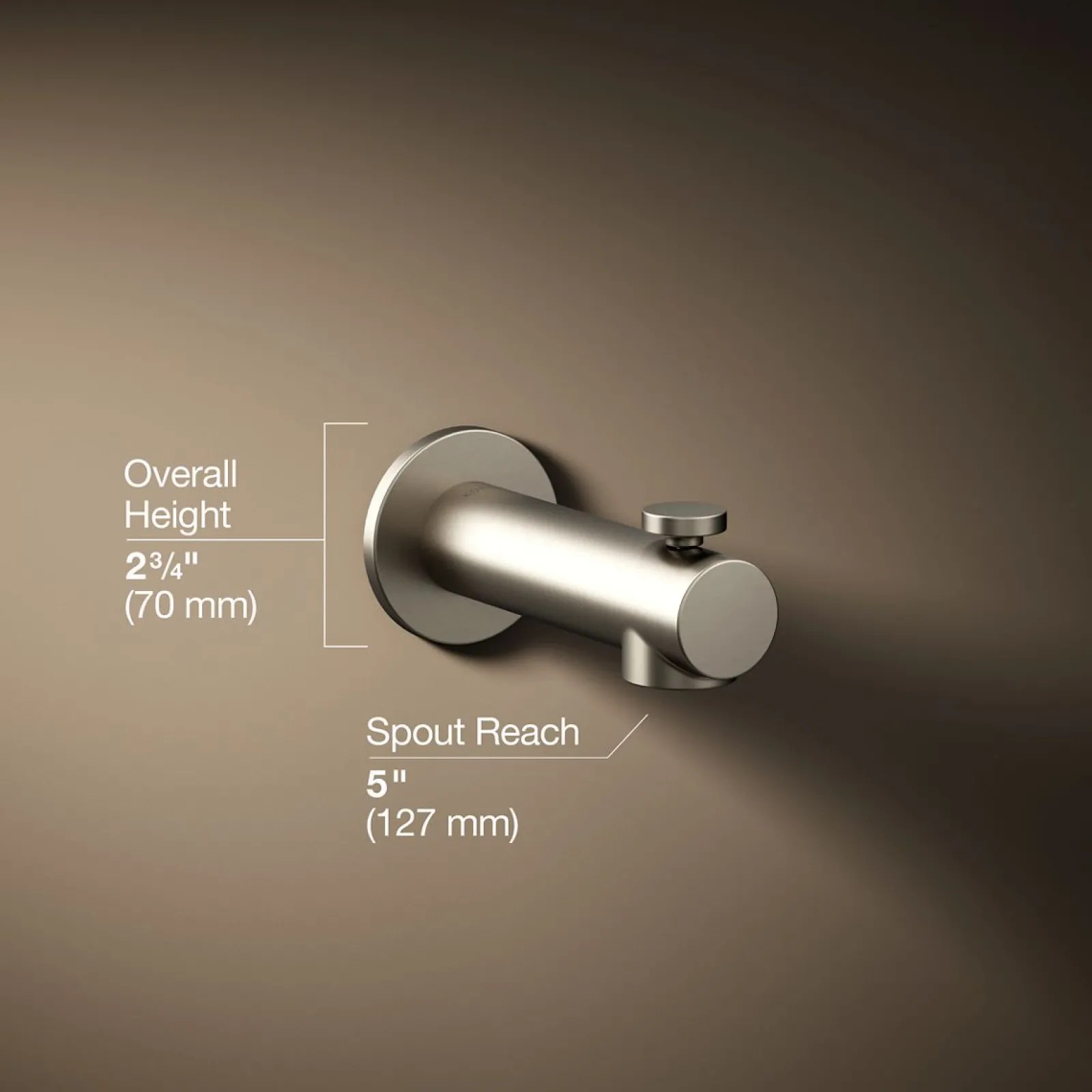 Wall-mount bath spout with diverter^Kohler Sale