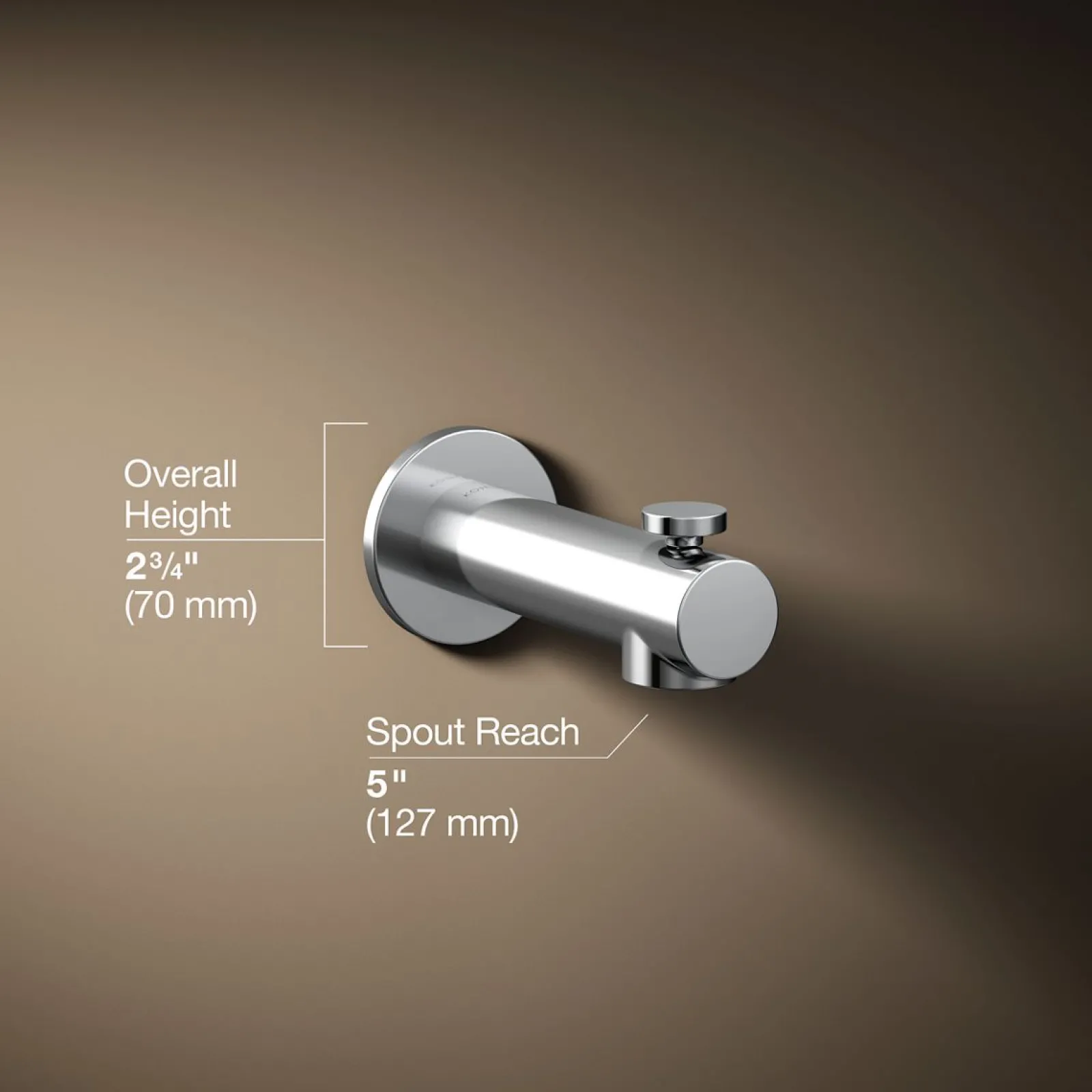 Wall-mount bath spout with diverter^Kohler Sale