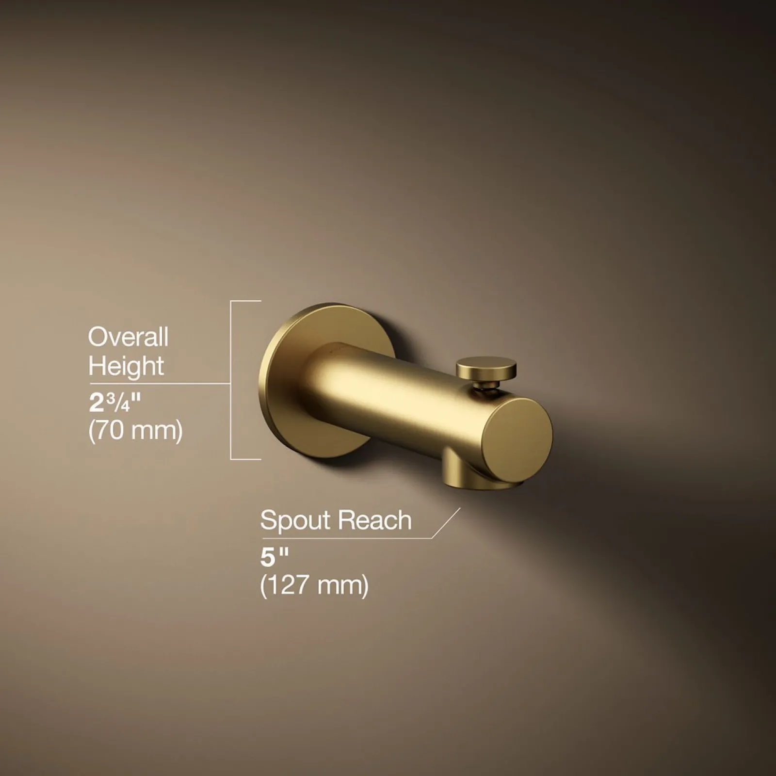 Wall-mount bath spout with diverter^Kohler Sale
