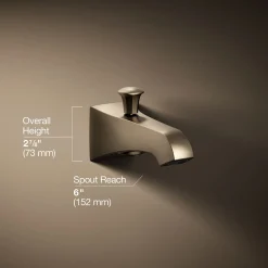 Wall-mount bath spout with diverter^Kohler Outlet