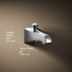 Wall-mount bath spout with diverter^Kohler Outlet