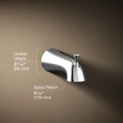 Wall-mount bath spout with diverter^Kohler Outlet