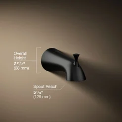 Wall-mount bath spout with diverter^Kohler Outlet