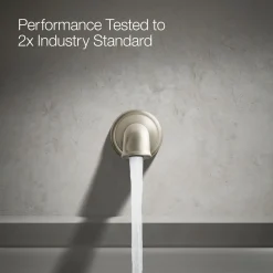 Wall-mount bath spout with flare design^Kohler Online