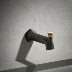 Wall-mount bath spout with Straight design and diverter^Kohler Best