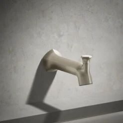 Wall-mount bath spout with Straight design and diverter^Kohler Best