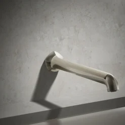 Wall-mount bath spout with Straight design, 12