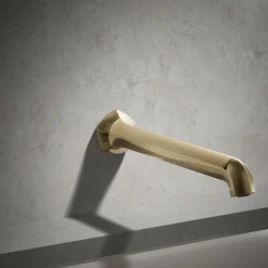 Wall-mount bath spout with Straight design, 12