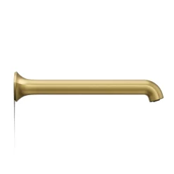 Wall-mount bath spout with Straight design, 12