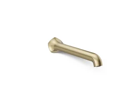Wall-mount bath spout with Straight design, 12