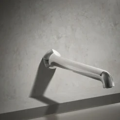 Wall-mount bath spout with Straight design, 12