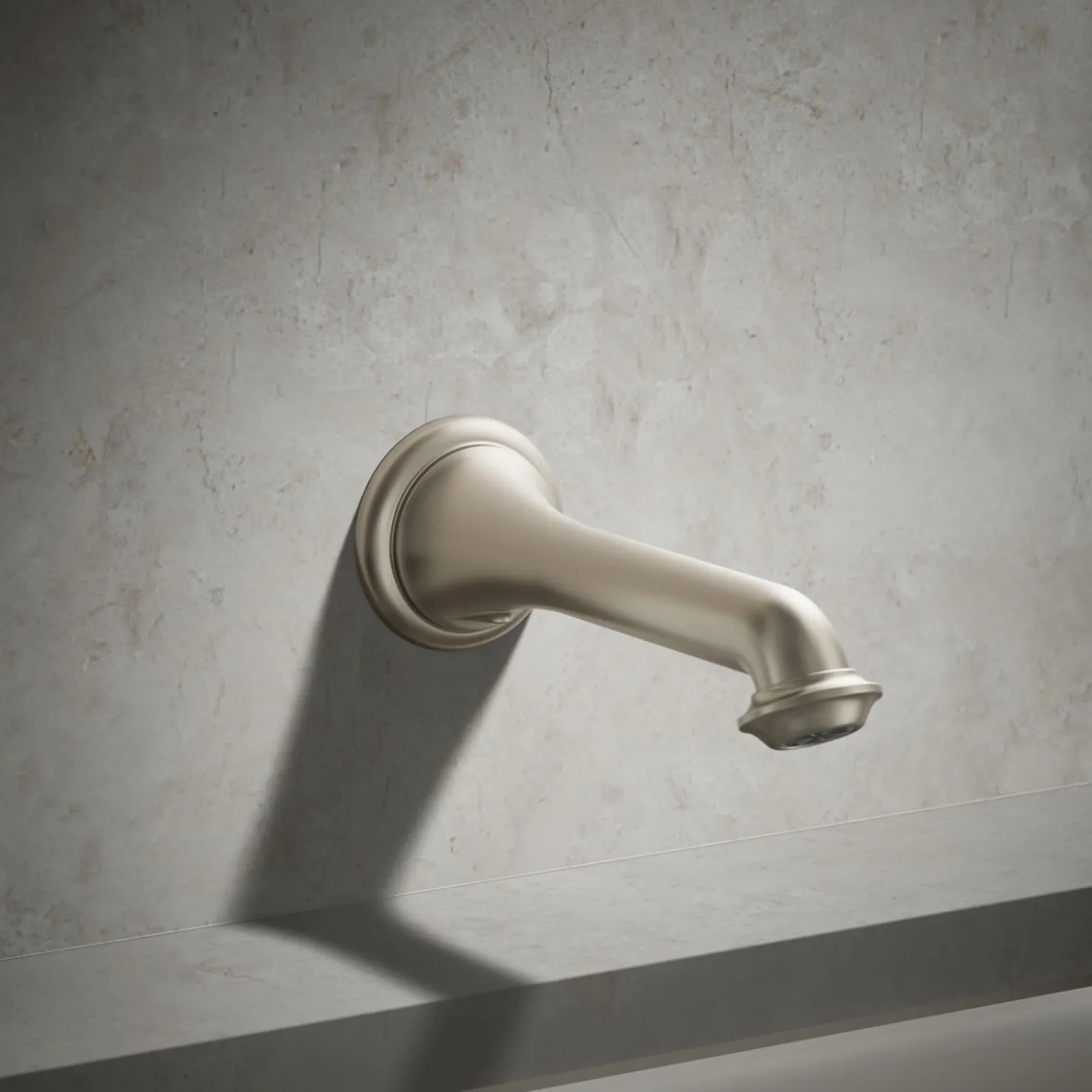 Wall-mount bath spout with turned design^Kohler Discount