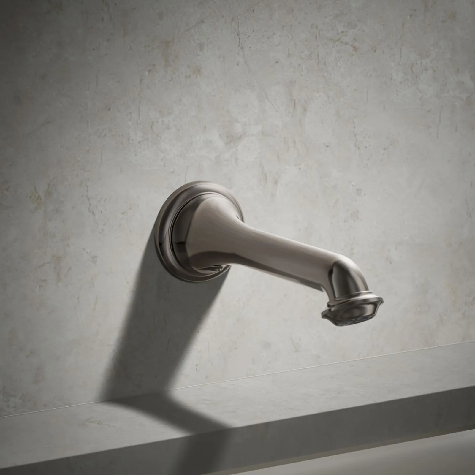 Wall-mount bath spout with turned design^Kohler Discount