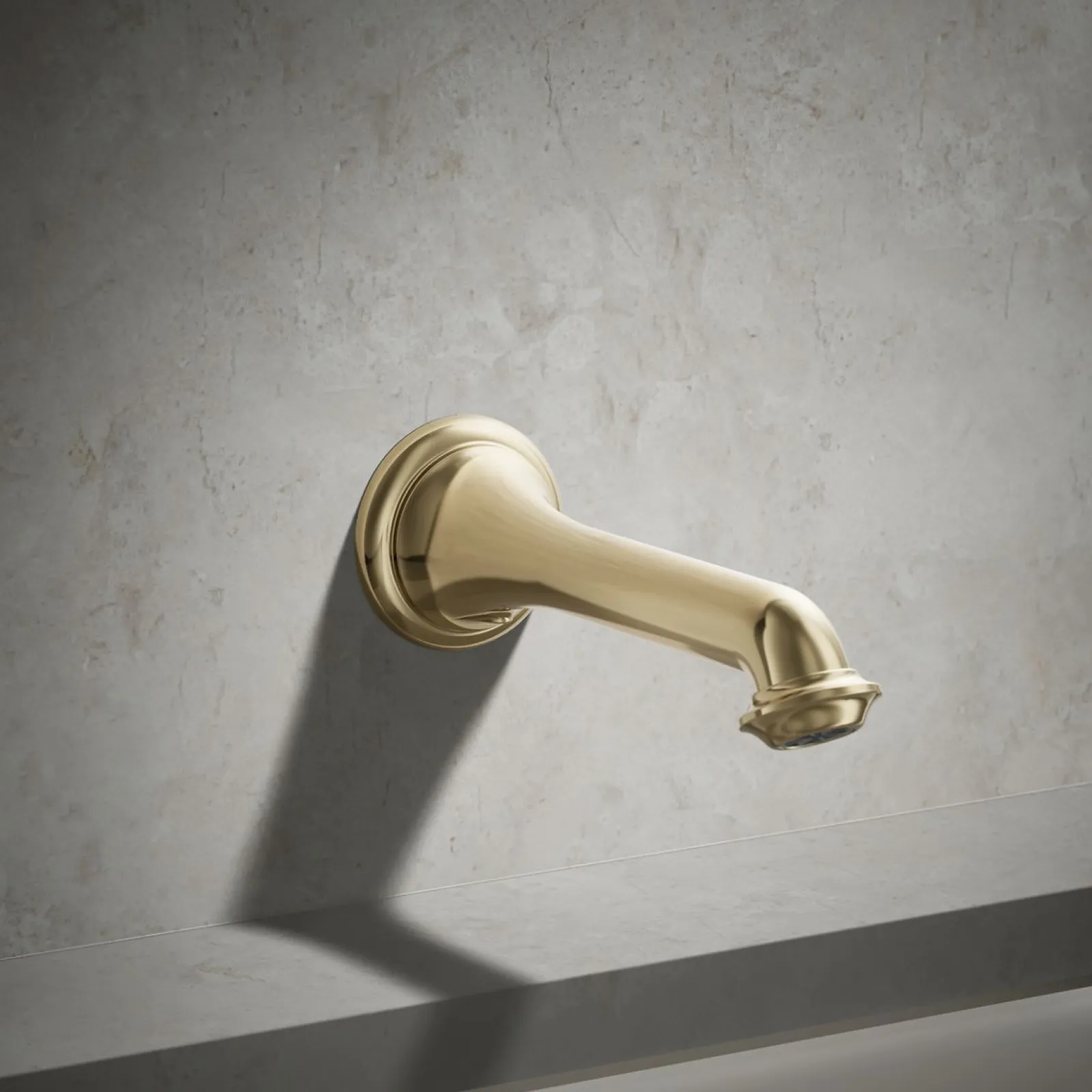 Wall-mount bath spout with turned design^Kohler Discount