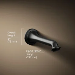 Wall-mount bath spout with turned design^Kohler Discount