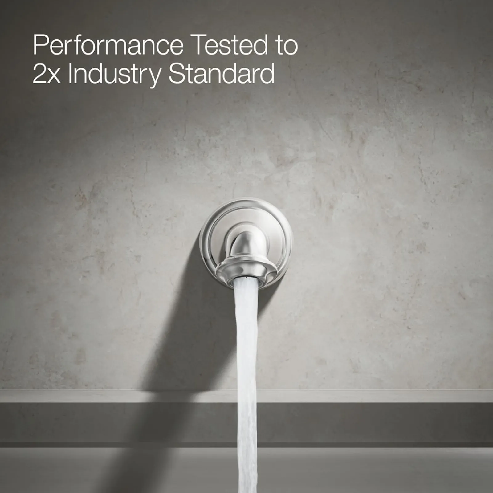 Wall-mount bath spout with turned design^Kohler Discount