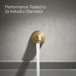 Wall-mount bath spout with turned design^Kohler Discount
