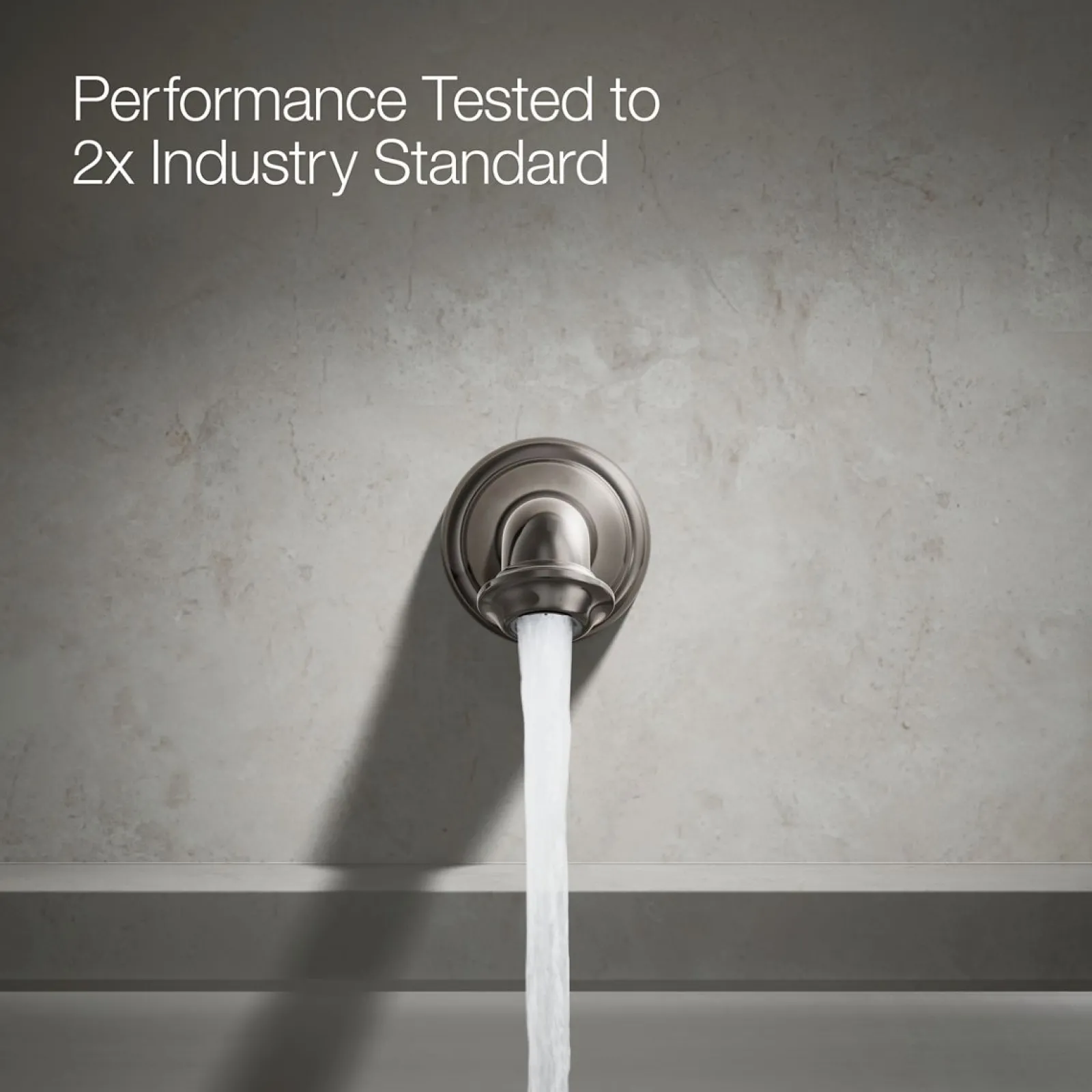 Wall-mount bath spout with turned design^Kohler Discount
