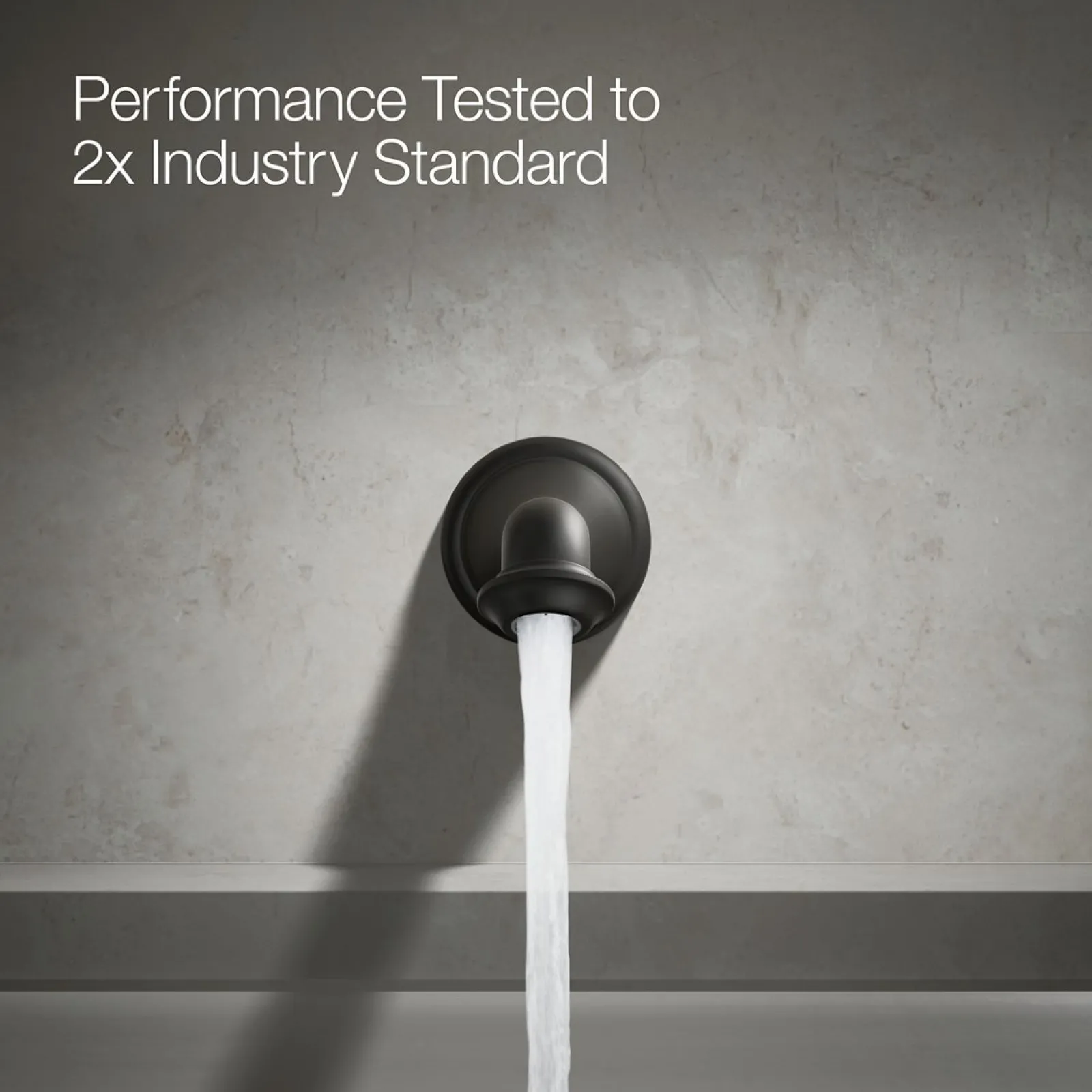 Wall-mount bath spout with turned design^Kohler Discount