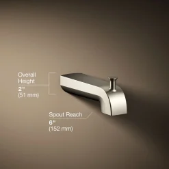 Wall-mount diverter bath spout^Kohler Online