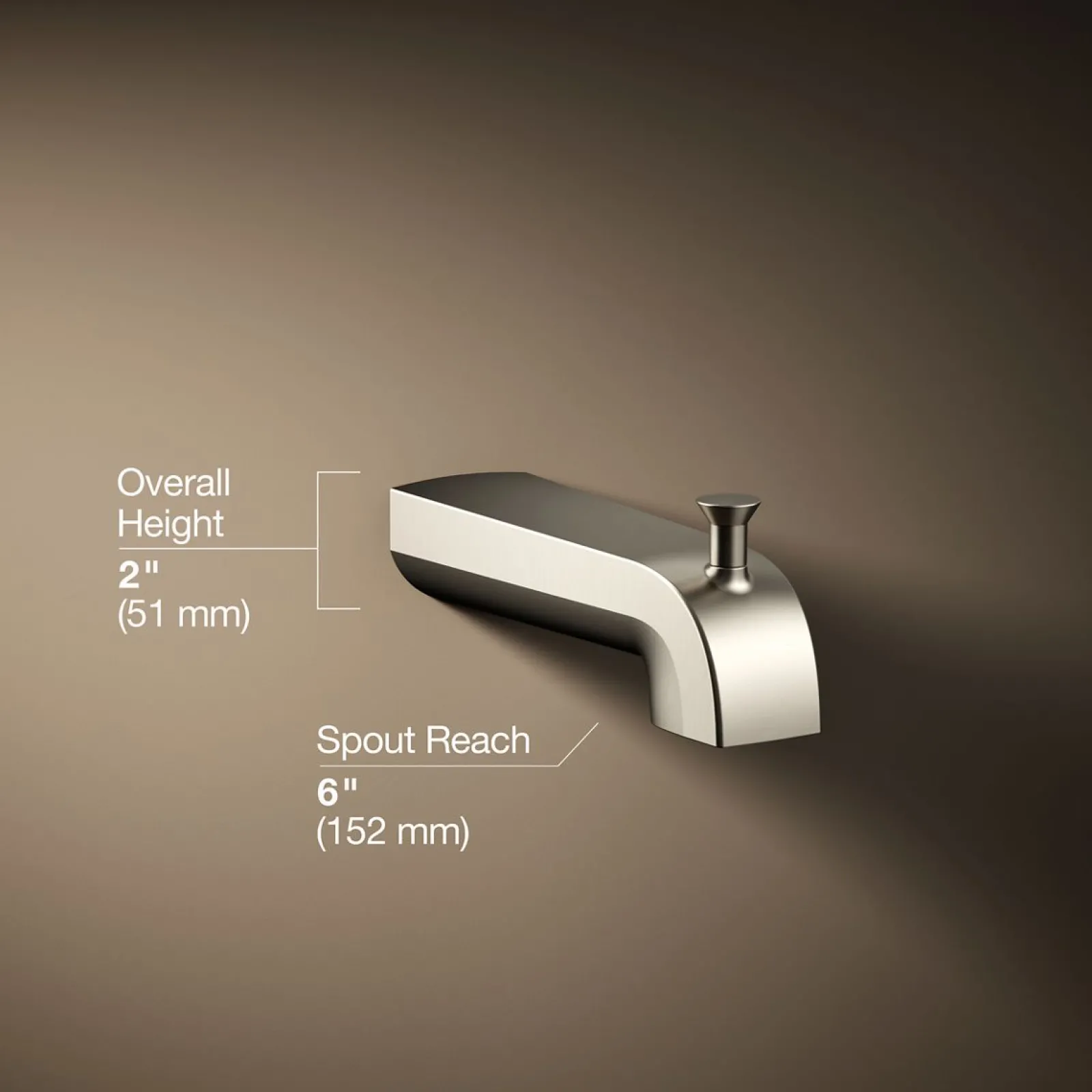 Wall-mount diverter bath spout^Kohler Online