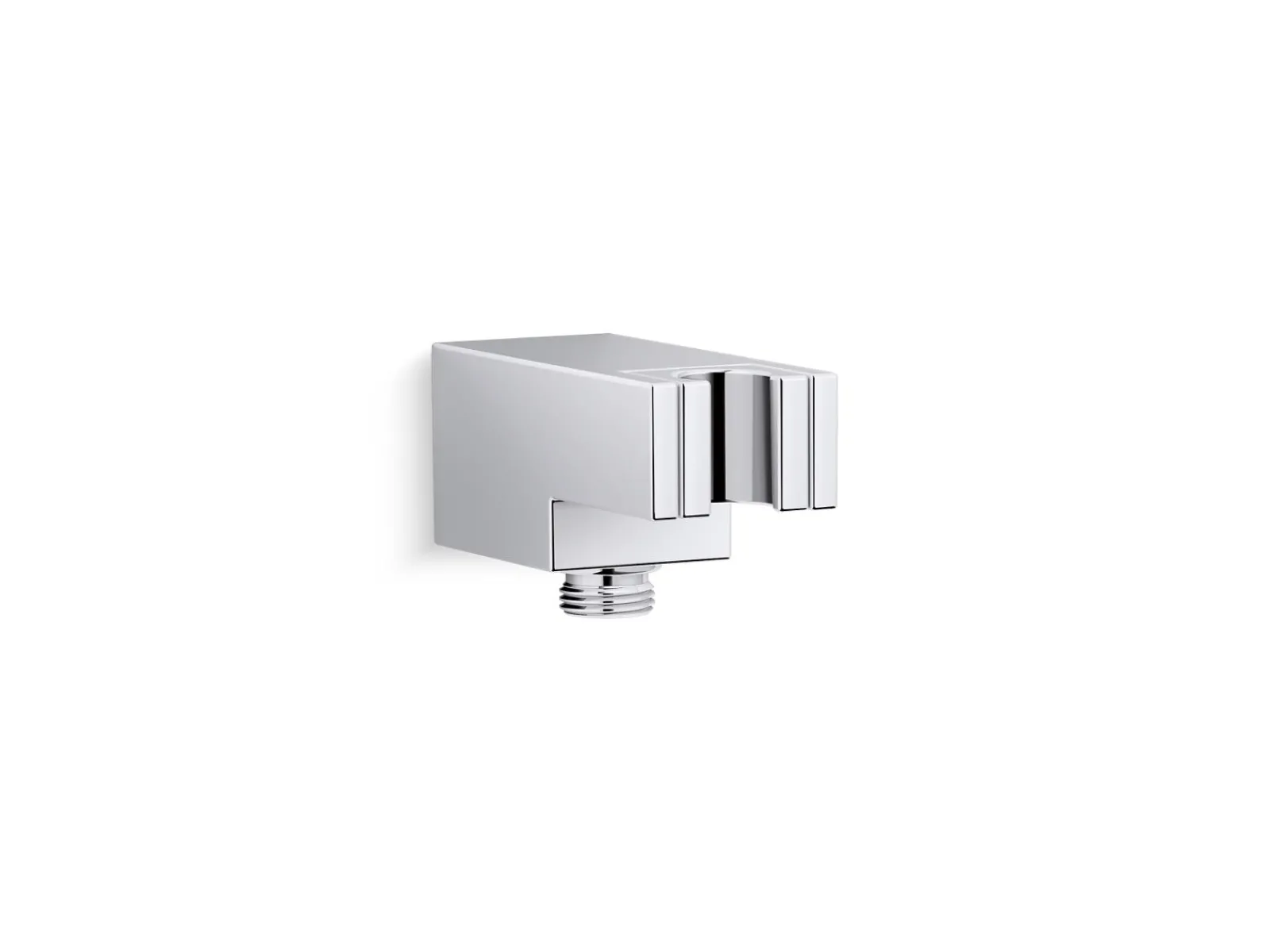 Wall-mount handshower holder with supply elbow and check valve^Kohler Best