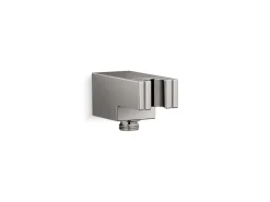 Wall-mount handshower holder with supply elbow and check valve^Kohler Best
