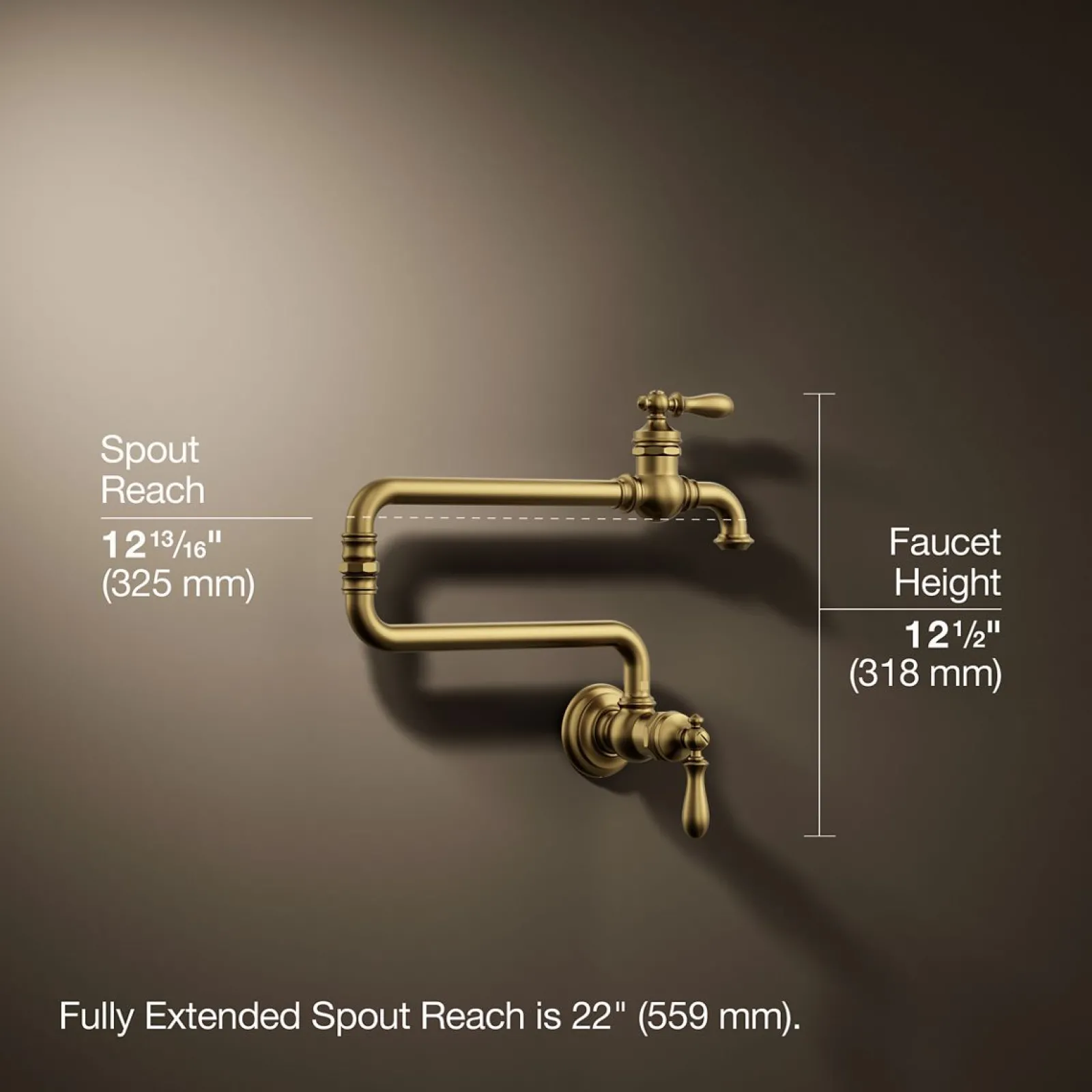 Wall-mount pot filler^Kohler Hot