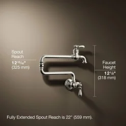 Wall-mount pot filler^Kohler Hot