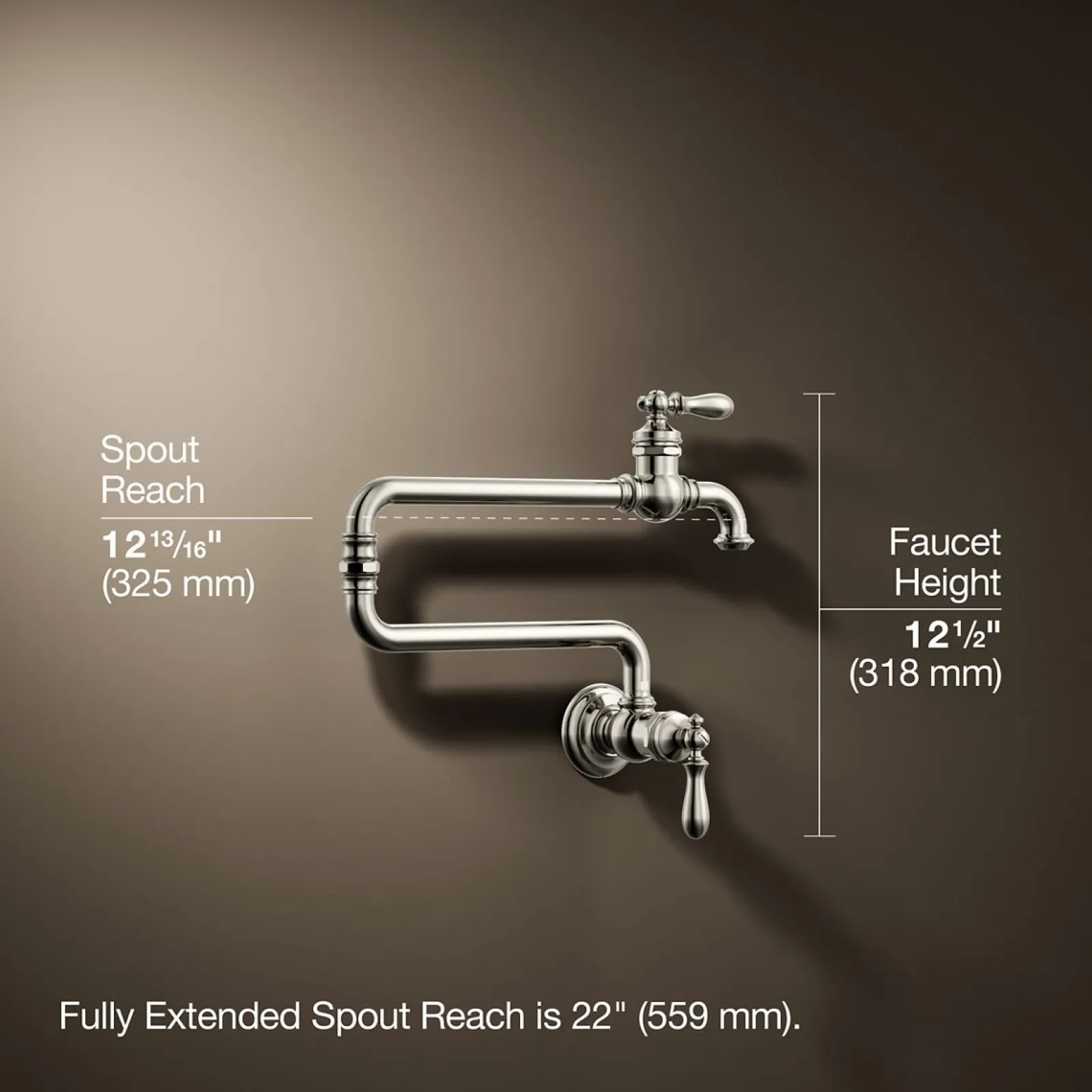 Wall-mount pot filler^Kohler Hot