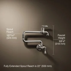 Wall-mount pot filler^Kohler Hot