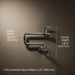 Wall-mount pot filler^Kohler Hot