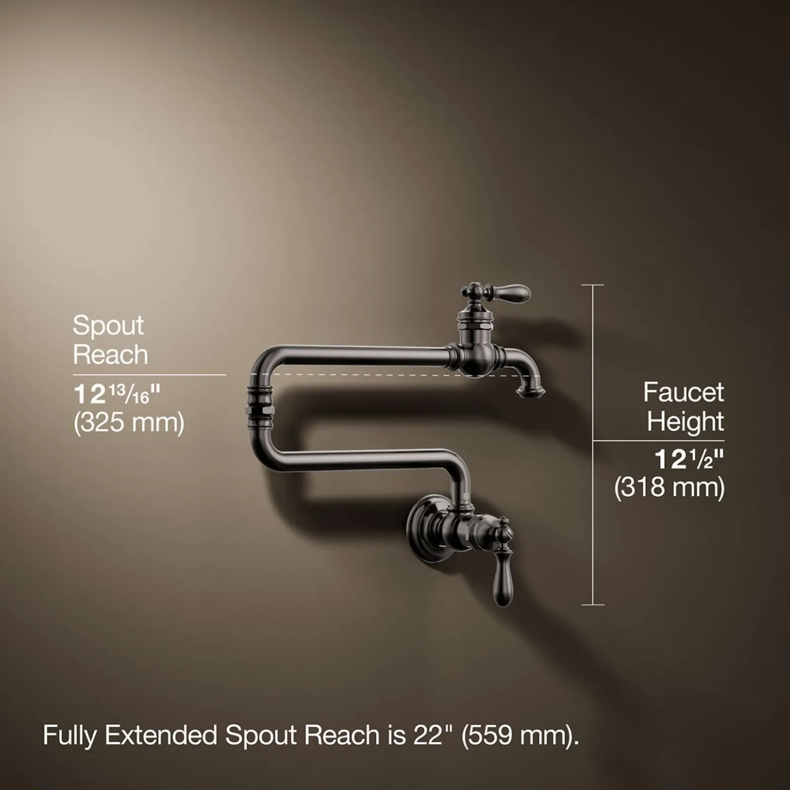Wall-mount pot filler^Kohler Hot