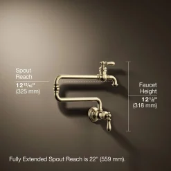 Wall-mount pot filler^Kohler Hot