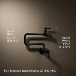 Wall-mount pot filler^Kohler Hot